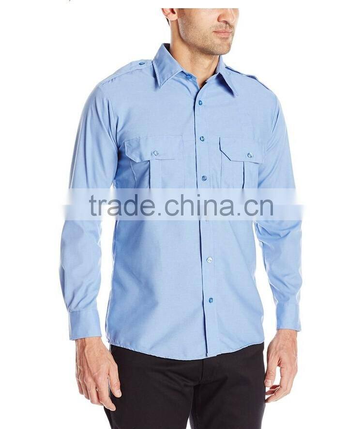 Men's Classic Long Sleeve Security Uniform Shirt