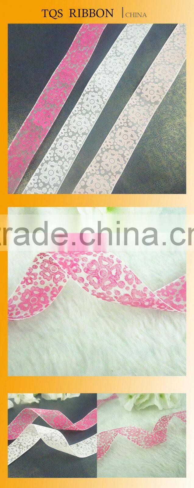 6/8 Inch Printing Orgnza Ribbon