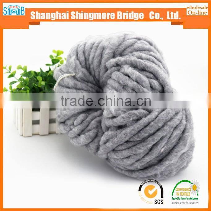 alibaba china fashion yarn exporter Shingmore bridge cheap sales high quality 0.1Nm chunky yarn for knitting