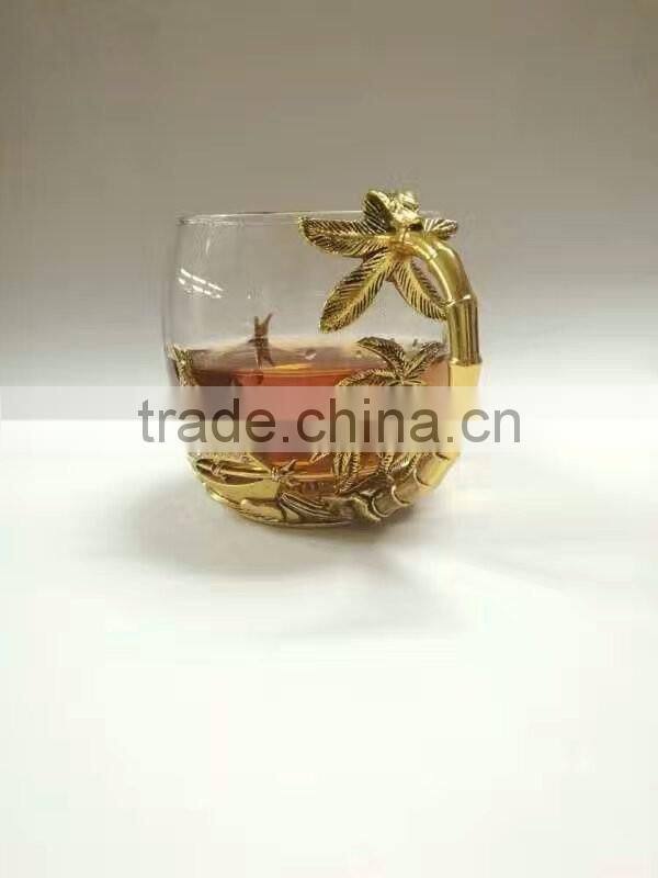 coconut camel coffe glass cup promotion arabic coffee mugs gift