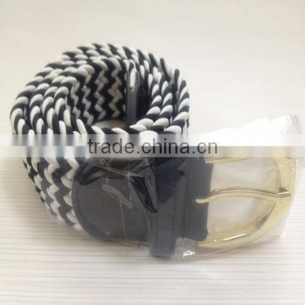 braided elastic canvas stretch belt