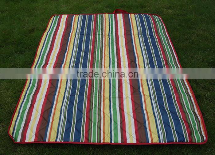 stripe multicolor rainbow design large /throw/ /manta de viajar /picnic blanket