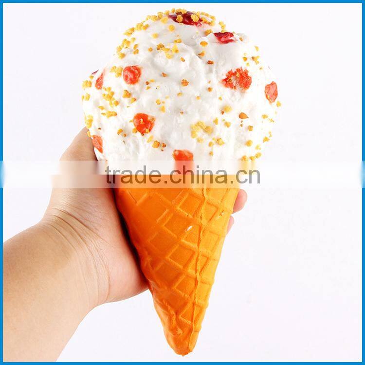 Japan hot selling big ice cream kawaii toys squishy slow rising
