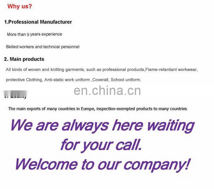 Acid resistant workwear used-fire-retardant-clothing factory uniform coverall oil rig coveralls