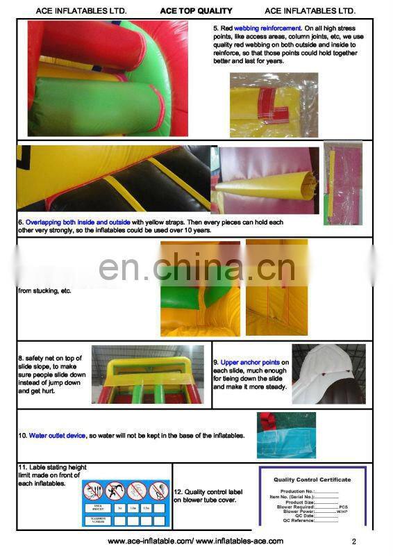 2017 high quality new design giant Inflatable crocodile obstacle course for sale