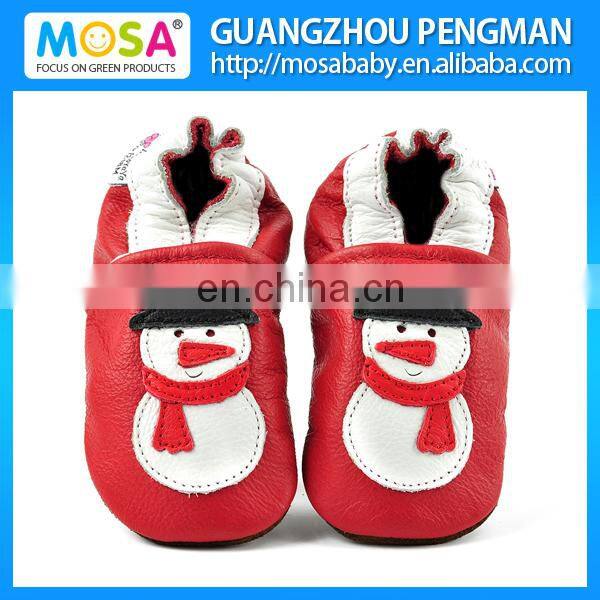 Toddler Girl Soft Sole Genuine Leather White Shoes Cherry Pattern Size 0-4 Years