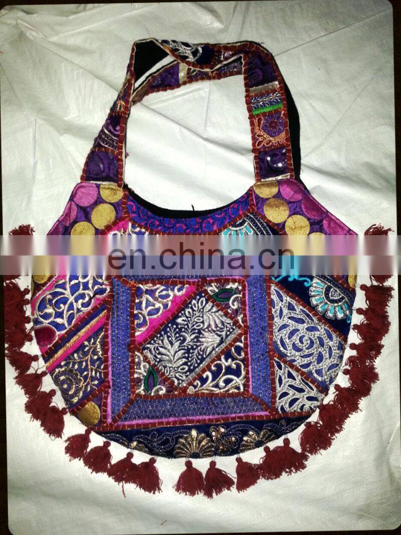 Latest 2015 Patch Work Traditional Handmade Antique Ethnic Vintage Banjara Wholesale Boho Sling Hand Bag