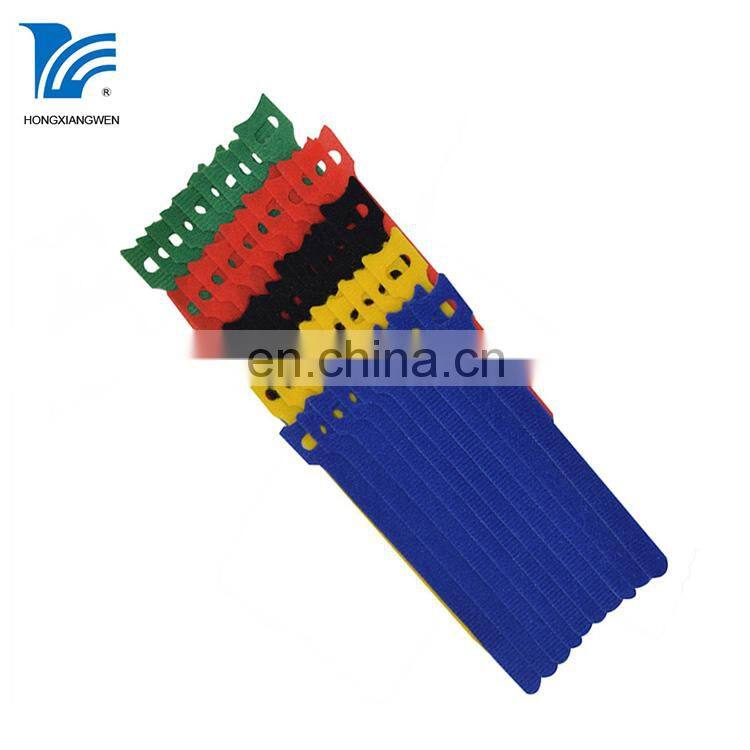Industrial releasable flexible  reusable hook and loop nylon cable ties