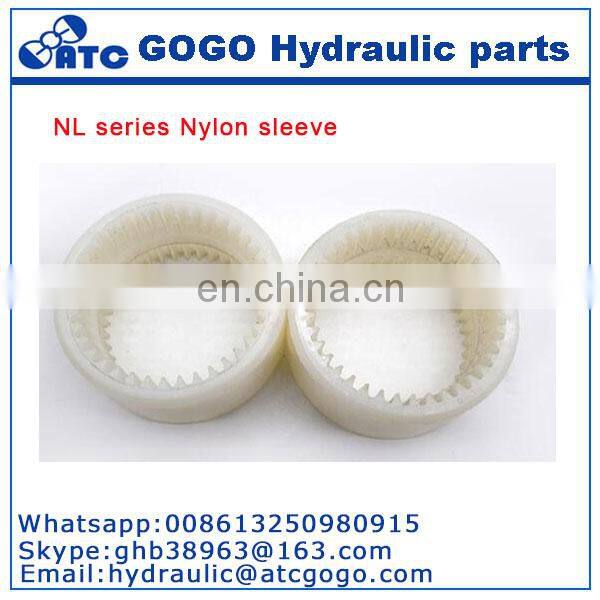 Nylon sleeve internal gear coupling NL8, hydraulic pump coupling, NL3, NL4.NL5, NL6, NL7