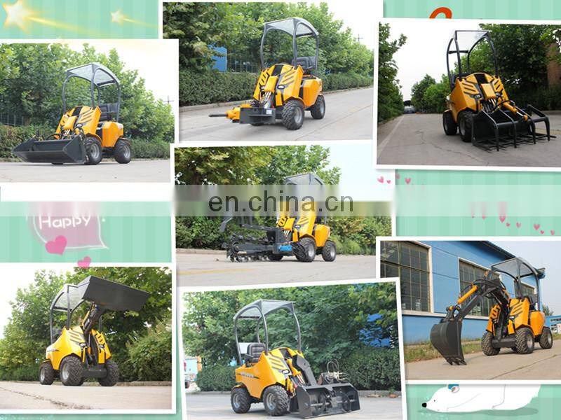 Chinese garden tractor front end loader for sale