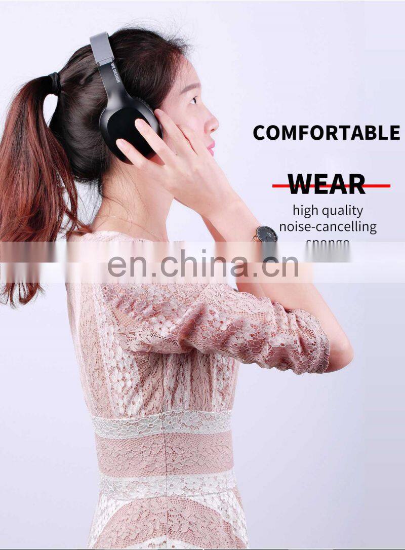 Retractable Headband High Definition Dual Using Wired/ Wireless Bluetooth Headphone