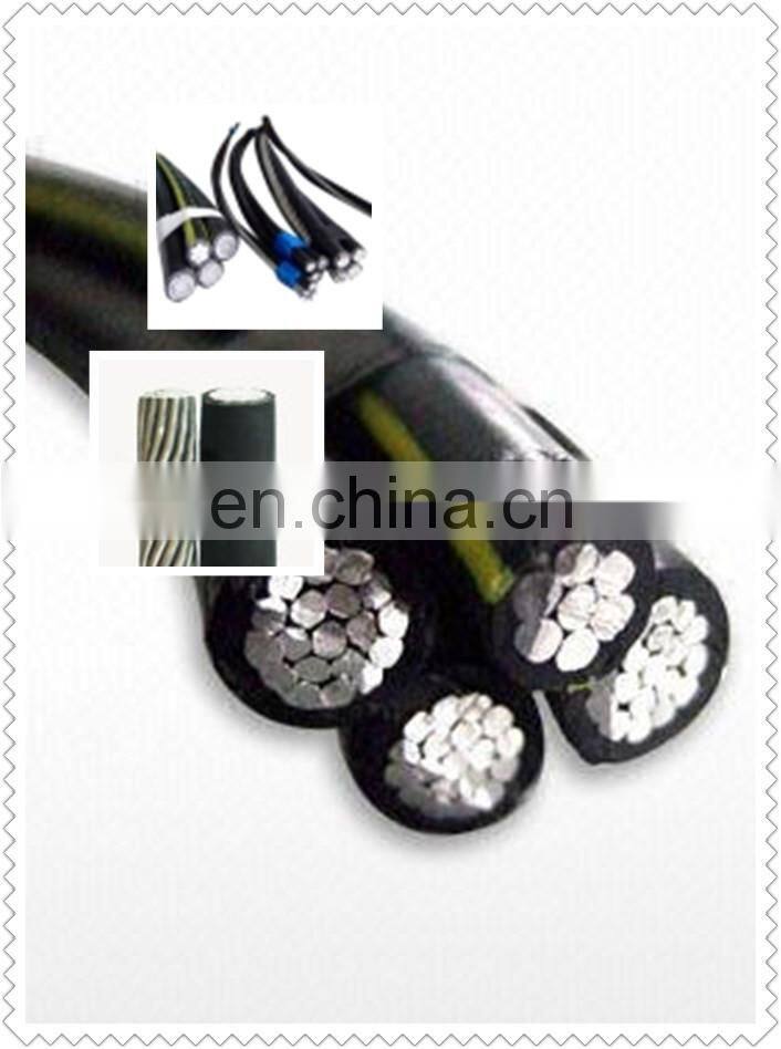 Overhead abc cable Aerial Bundle Cable XLPE Insulation