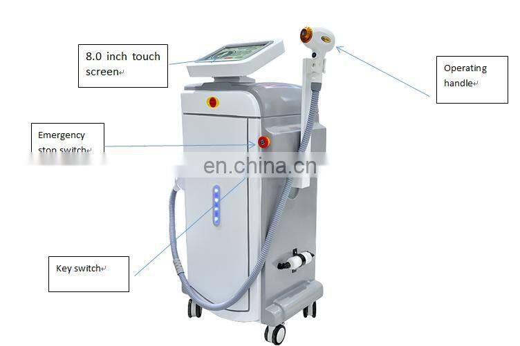 Fair staionary 300W/600W Diode Laser 808nm Depilacion laser painless salon beauty machine
