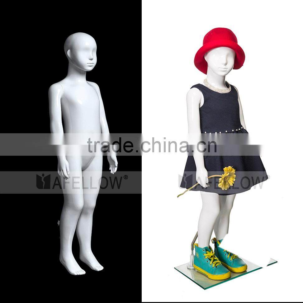 YKK01 kids walking plastic mannequin