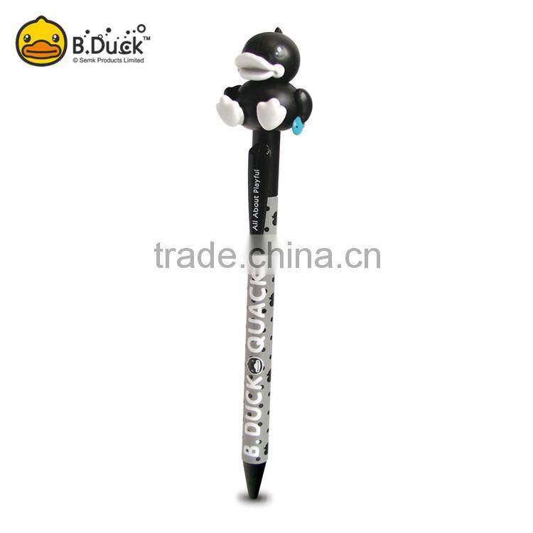 New design plush animal head ball pen with custom logo for gift
