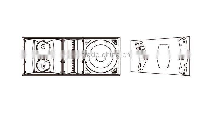 XLC127MKII, ev line array, 12 inch passive 3way lilne array loudspeaker, line array