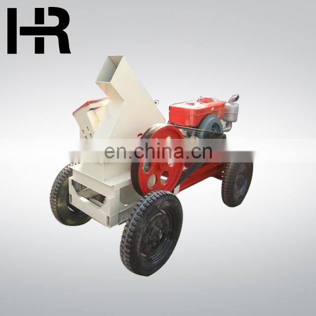wood crusher machine for sawdust with diesel moter