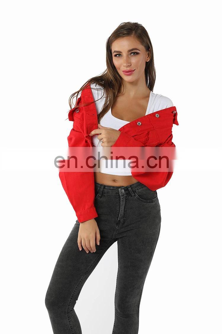 Factory Wholesale Denim Denim Truck Jacket Denim jacket women's loose jacket