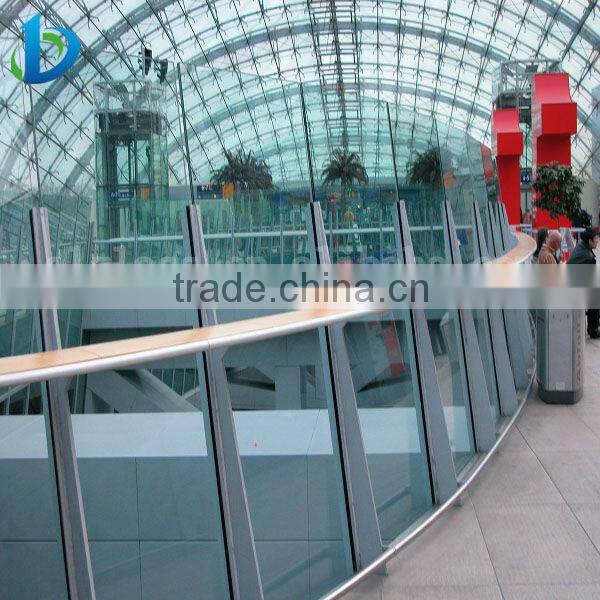 High level tempered glass with ISO building glass factory