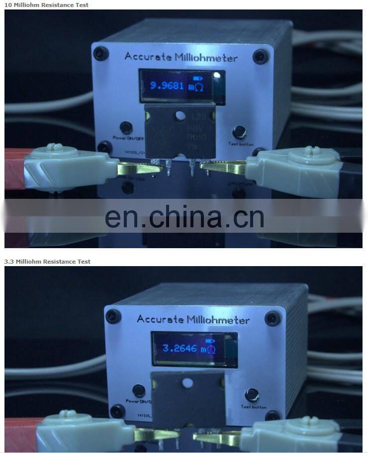 High-Precision Resistance Tester Milliohm Meter Accurate Milliohmmeter With USB Charging