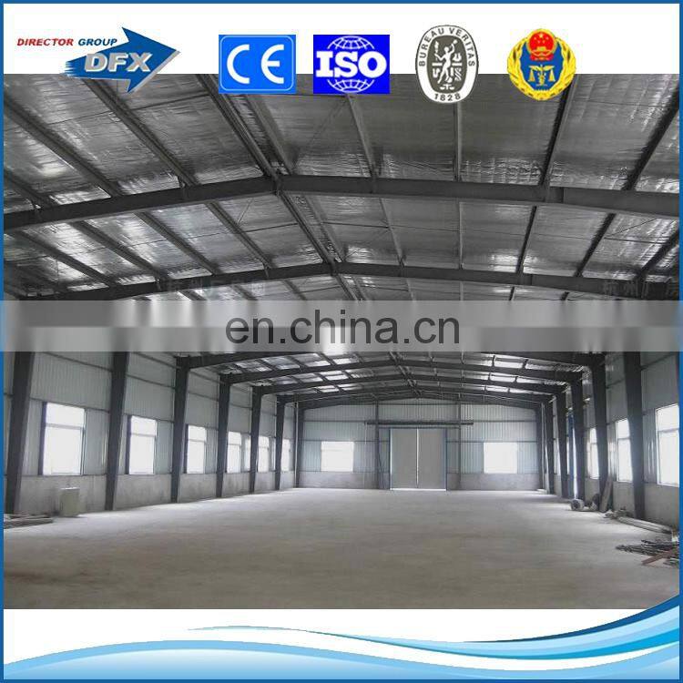 Prefab constructed hot rolled prime structural steel H beam Storehouses shed