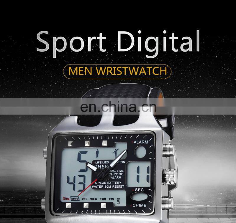 OHSEN 0930 Men Digital Quartz Wristwatch Fashion Sports Men Analog 30M Waterproof used watches for sale