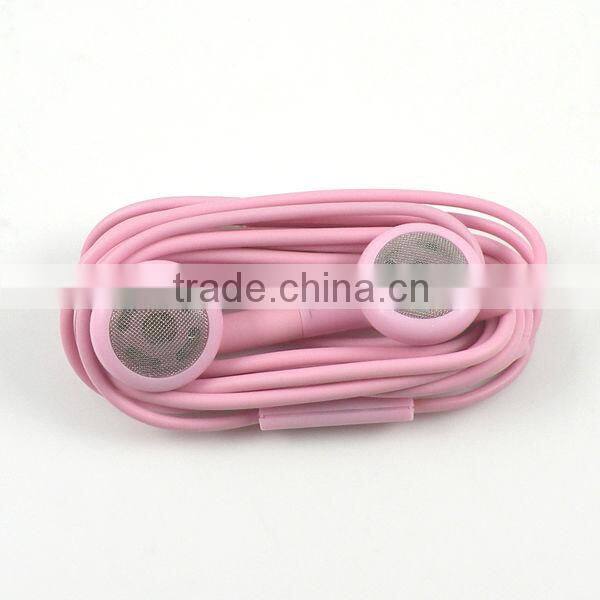 High quality ,low price, 3.5mm colorful earphones for iphone4/apple