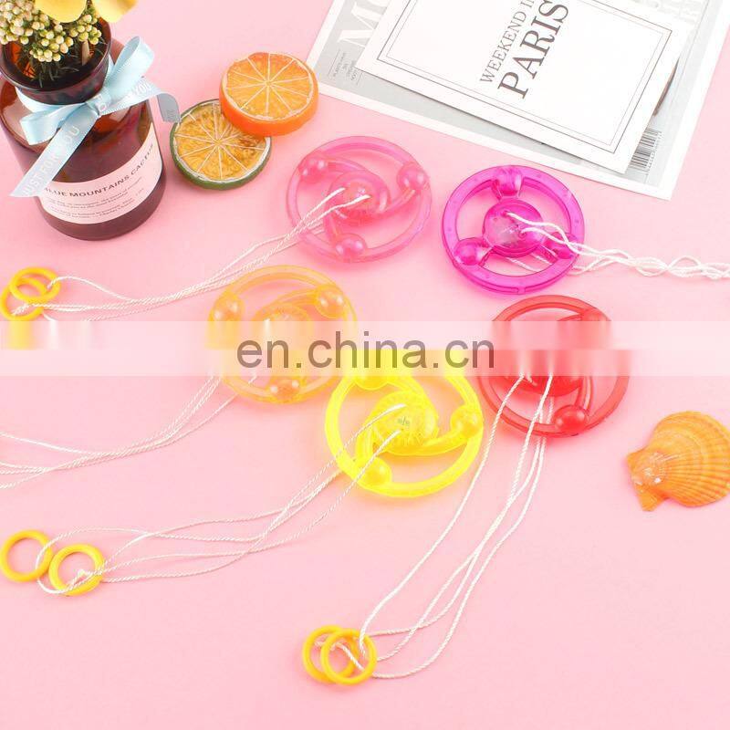 Flash Pull Line Led Flywheel Hot Fire Wheel Glow Flywheel Whistle Creative Classic toys for Children Gift