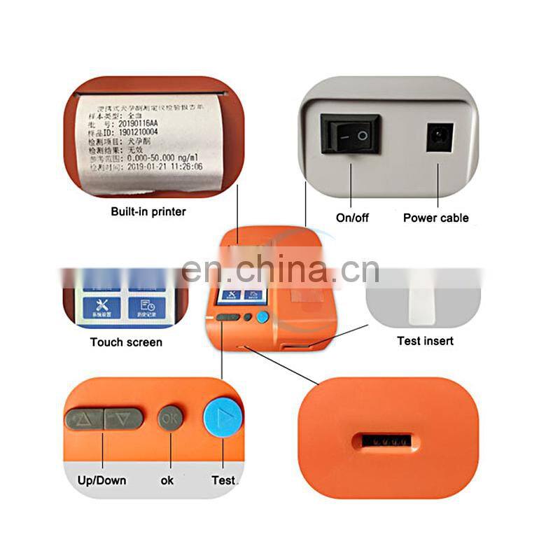 HC-R065 Animal Poct Fluorescent veterinary Canine progesterone for progesterone dog