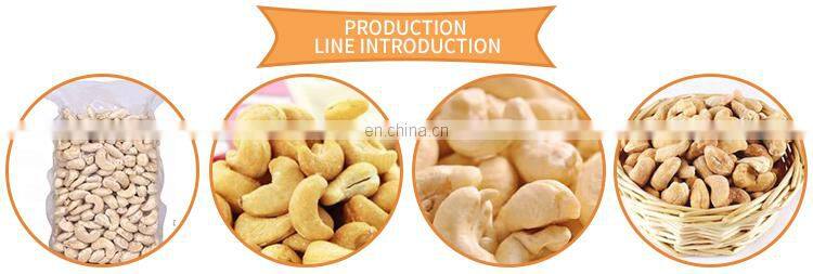 Whole Complete Cashew Cooking Kernel Grading Shelling Separating Machine Cashew Nut Processing Line