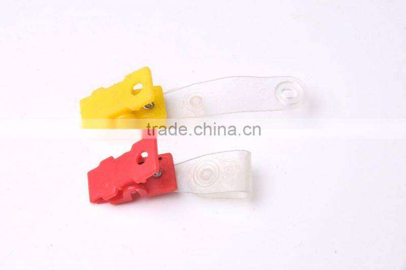 plastic Id card holder clip made in china