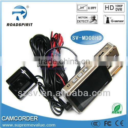 3.0 inch LCD TFT GPS car dvr camera