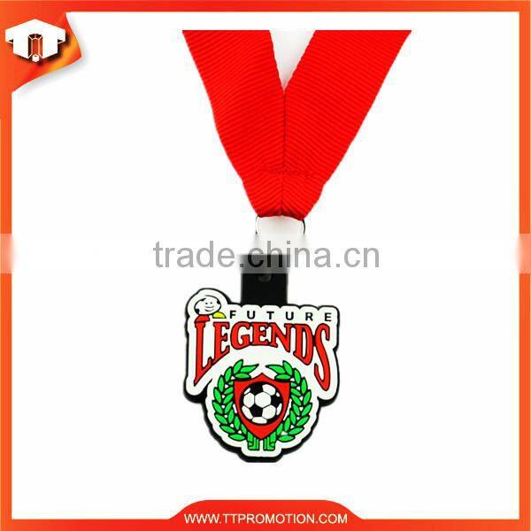 Custom PVC medal with ribbons