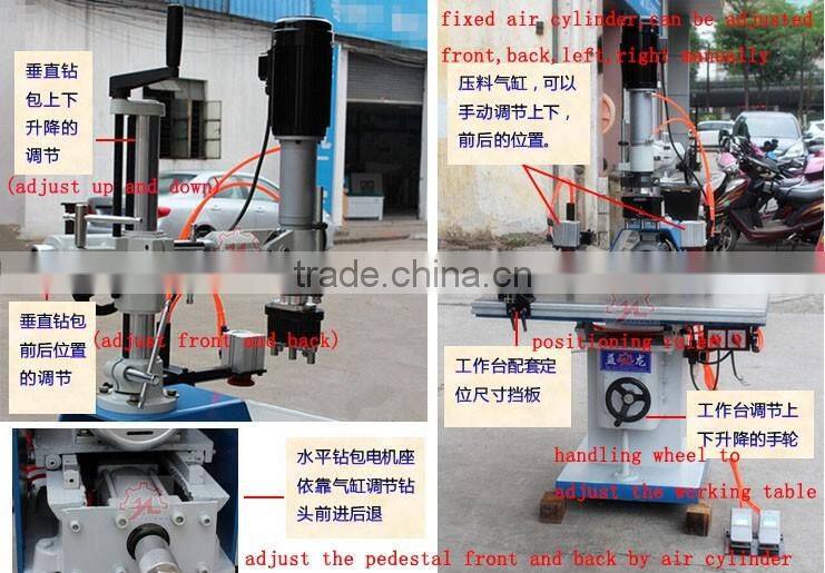 User-friendly vertical and horizontal drilling milling machine