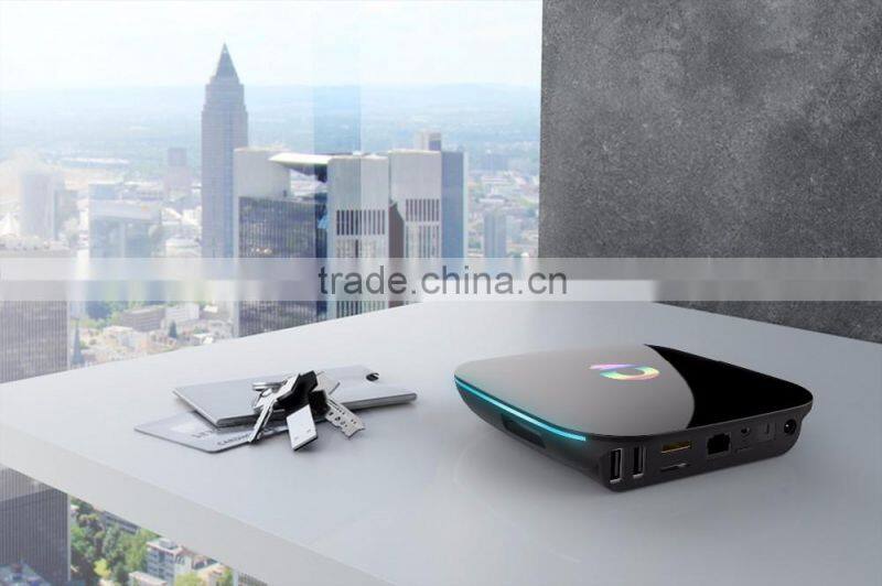 Q-BOX Android TV Box Android 5.1 KODI Amlogic S905 Quad-core 2GB+16GB Dual WIFI Bluetooth Smart TV