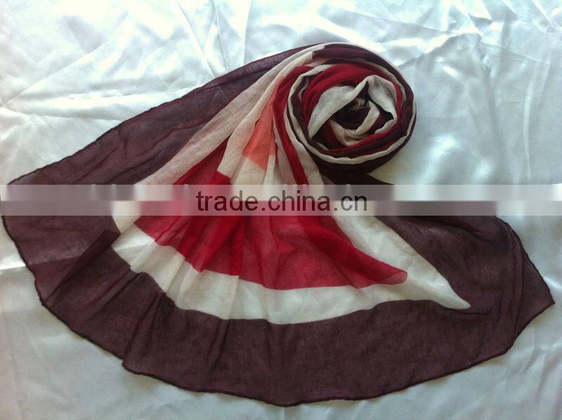 2013 New style ladies water ripples printing scarf