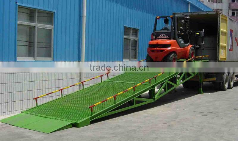 hydraulic container unloading equipment for transporting goods