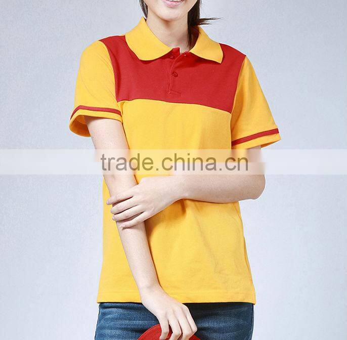 custom cotton promotion 2-color workwear polo shirt