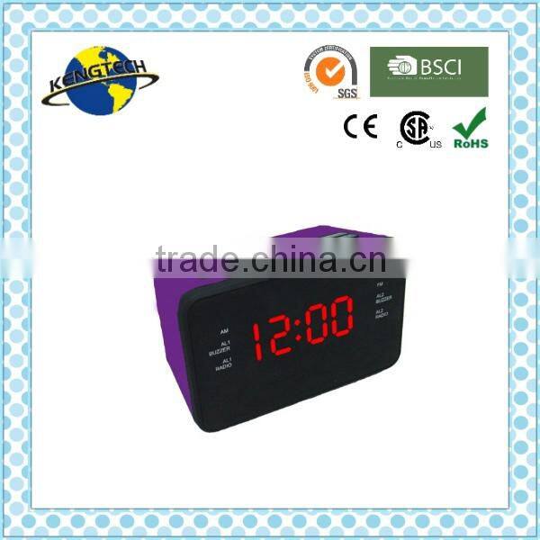 Digital Alarm Clock Radio (AM FM radio) / Digital PLL Alarm Clock Radio for home / hotel