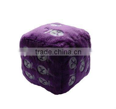 plush dice toys/cheap plush dice toys/hot sale from china
