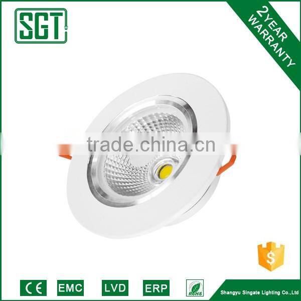 hot selling 7w18w21W aluminum body led panel downlight slim led downlight cob