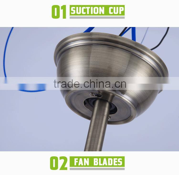 Easy Buy Contemporary Vintage 5 Blades 4 Light Ceiling Fan