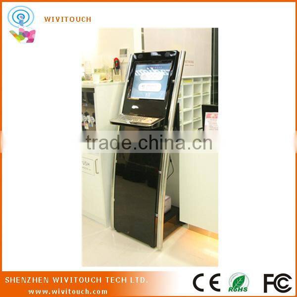 17"/19" wireless banking kiosk self service queuing machine