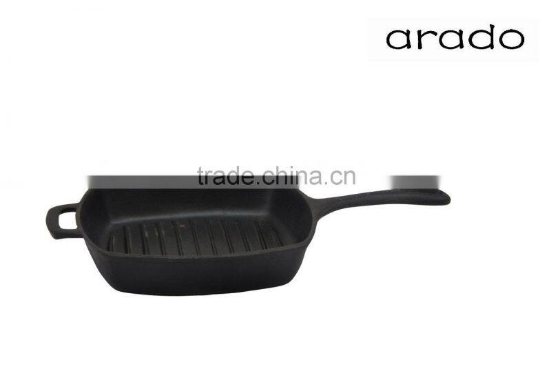 Camping cookware cast iron skillet/fry pan/Grill Pan