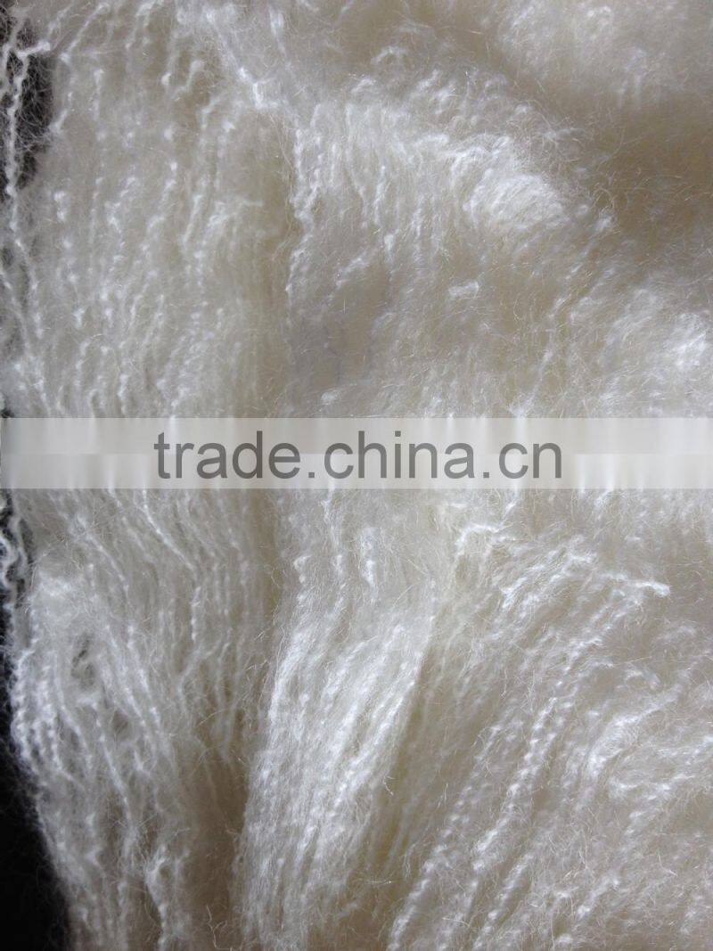 acrylic/wool/mohair/nylon blended brushed yarn