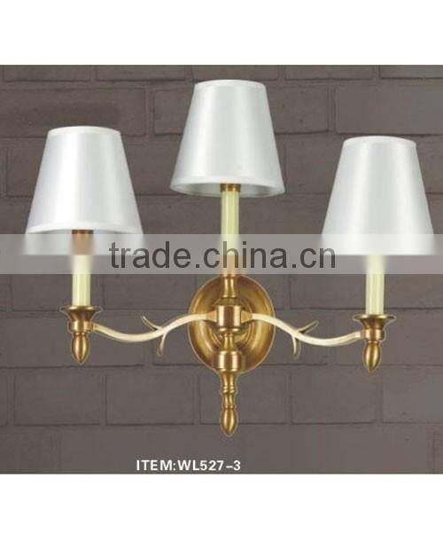 brass crystal wall lamp for living room/hotel WL527-3