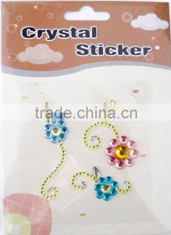 crystal stickerwall stickers home decor with crystal