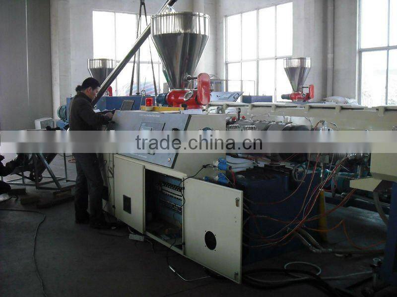 SJSZ92 twin screw extruder for waste plastic PP/PE recycling&washing