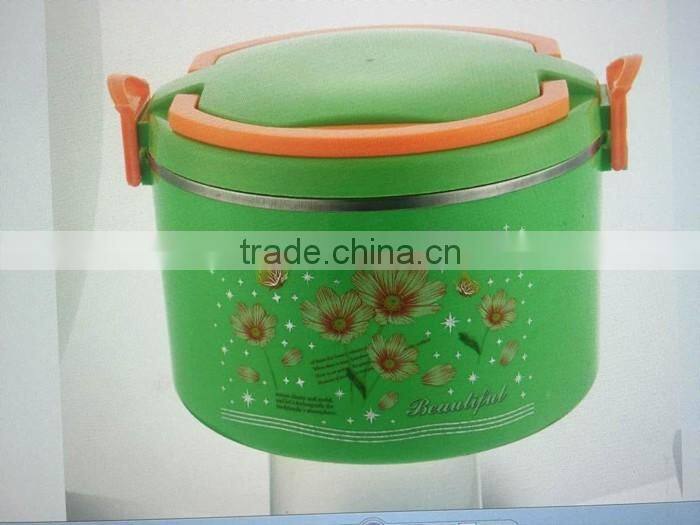 2845 plastic stainless steel insulated casserole pot