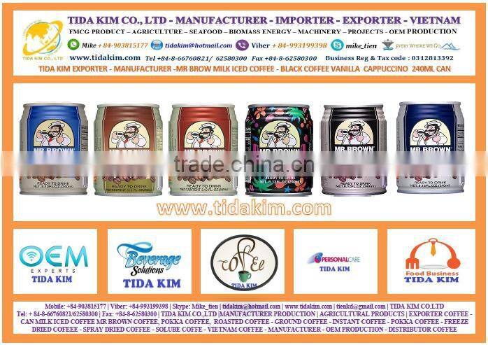 TANG POWDER JUICE - ORANGE OREO- GODEN CAN 240ML MR BROWN CAPPUCCINO ORIGIN -REFINED SUGAR ICE TEA LIPTONTIDA KIM- THAILAN